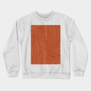 Strokes: Cognac Brown Crewneck Sweatshirt